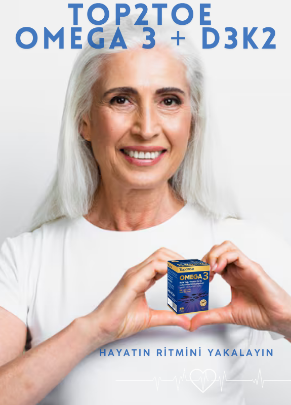 Top2Toe Omega 3 + D3K2 + Q10 60 Tablet 3