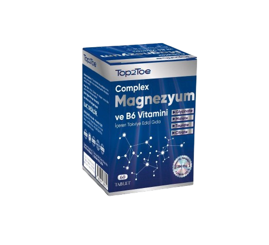Top2Toe Magnezyum Kompleks + B6 60 Tablet